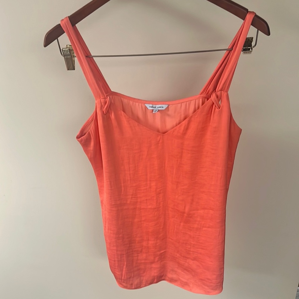 Naked zebra size medium 165–88a 100% polyester MT110821 tank top